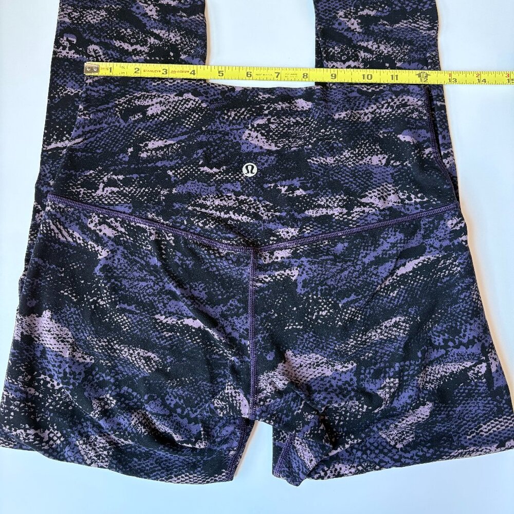 Lululemon Align Pant II 25 Purple Thunder Black Size 6